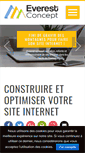 Mobile Screenshot of everest-concept.fr